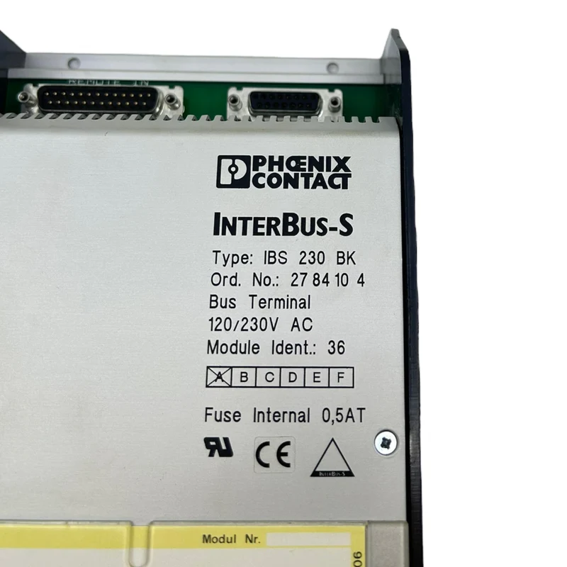 Phoenix Contact IBS230BK Interbus-S 2784104 Bus Terminal 120/230V AC