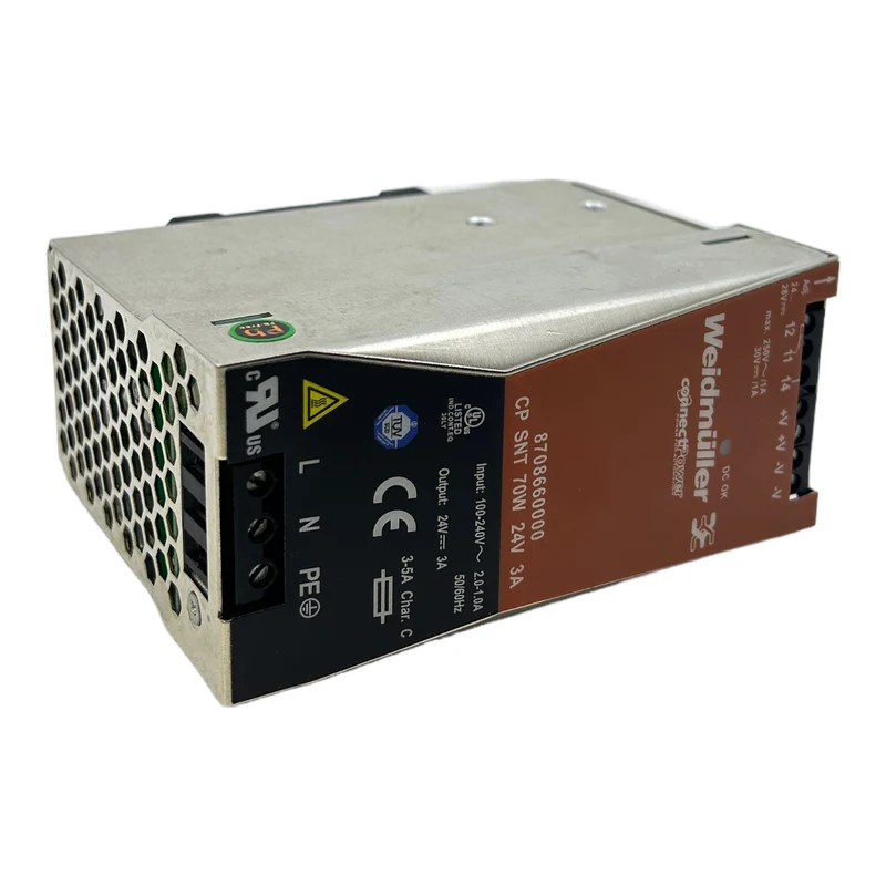 Weidmüller 8708660000 Netzteil 24V 70W 3A 2,0-1,0A 100-240V