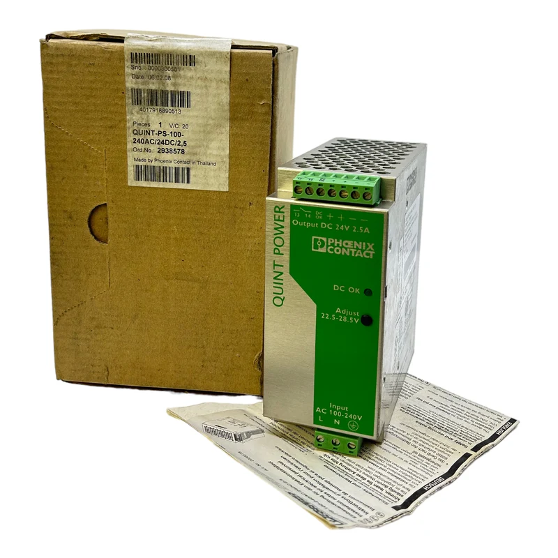 Phoenix Contact 2938578 Netzteil QUINT-PS-100-240AC/24DC/2,5 24V DC 5A 120W