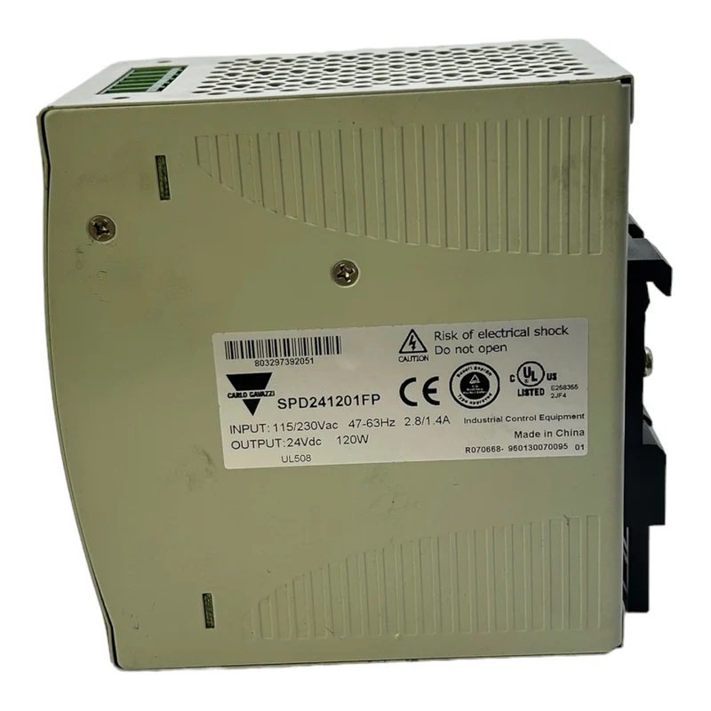 Carlo Gavazzi SPD241201FP Converter Out: 24VDC 5A 120W Inp: 115/230VAC 47-63Hz