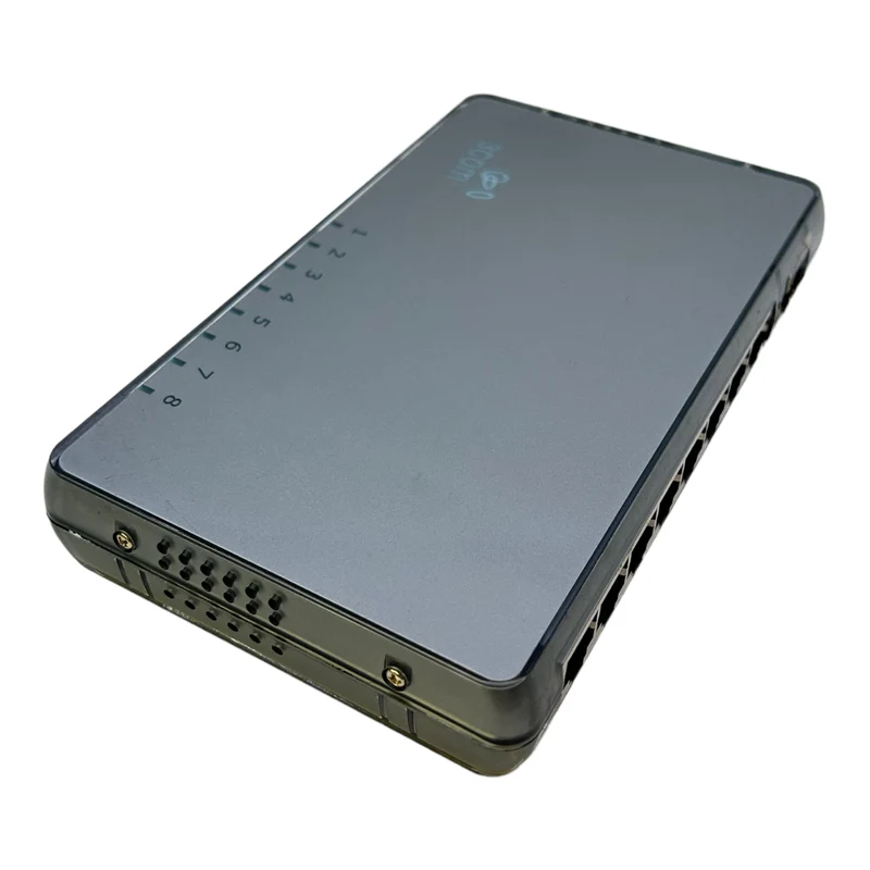 3com 3CFSU08 Ethernet Anschlussbox 8Port 10/100Mbit 4,7Watt Anschlussbox