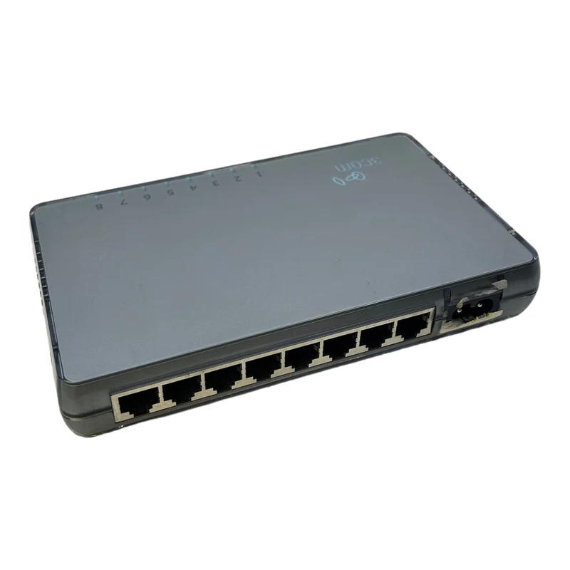 3com 3CFSU08 Ethernet Anschlussbox 8Port 10/100Mbit 4,7Watt Anschlussbox