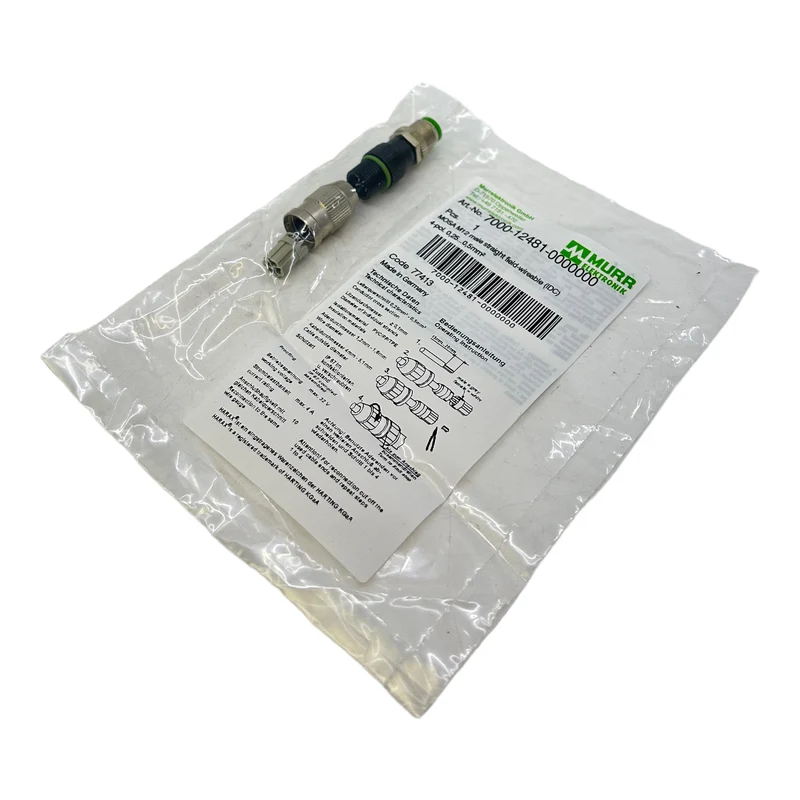 Murr 7000-12481-0000000 Mosa M12 Steckverbinder VE:2Stk.