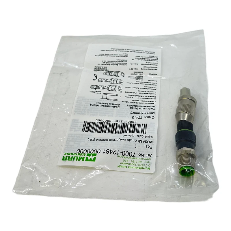 Murr 7000-12481-0000000 Mosa M12 Steckverbinder VE:2Stk.