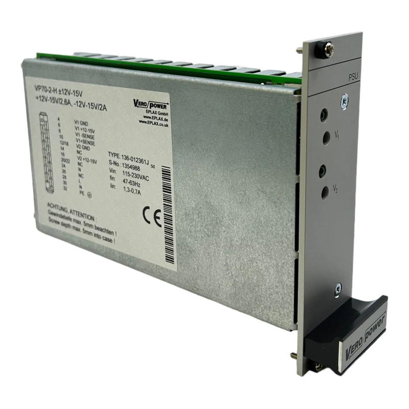 Vero Power VP70-2-H Netzteil 15-230VAC / 47-63Hz / 1,3-0,7A Netzteil