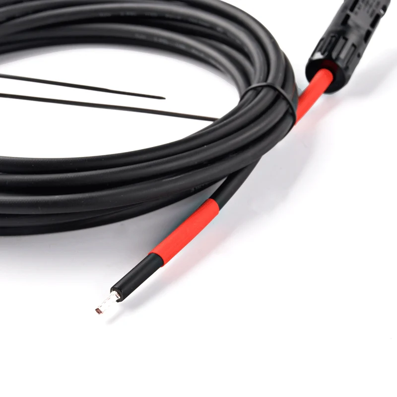 WATTSTUNDE® MVK 4.7 Anschlusskabel Solarmodul zu Laderegler 2x 7 Meter 4mm²