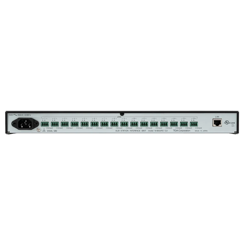 TOA N-8000RS CU IP Intercom Sub-Station Interface Unit