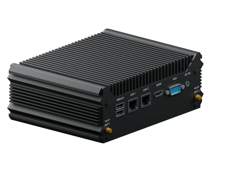 IMDRT121-2L2C Fanless Mini PC - Core i7-5600U, 4GB, 1TB mSATA, Windows 11 IoT LTSC