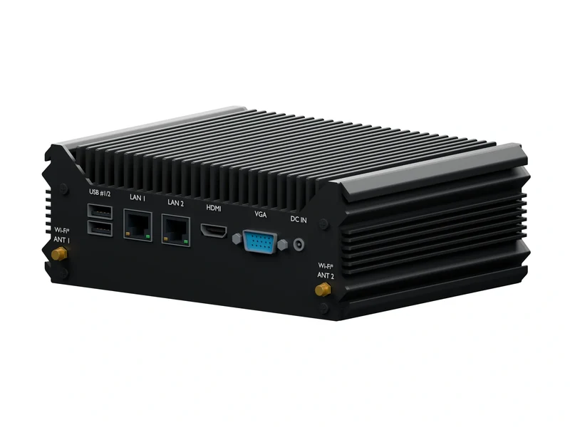 IMDRT121-2L2C Fanless Mini PC - Core i7-5600U, 4GB, 512GB mSATA, Windows 11 IoT LTSC