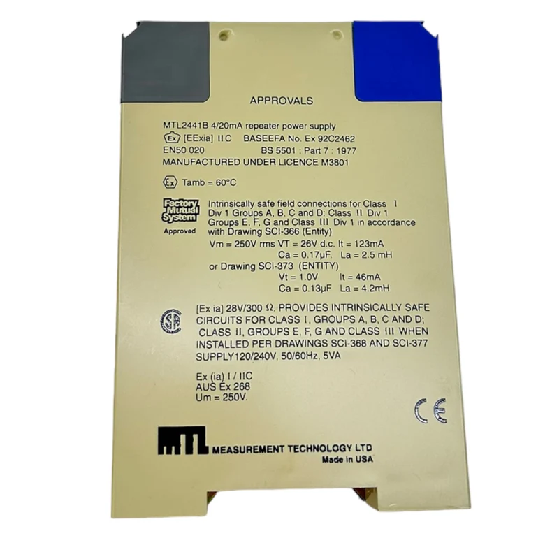 Eaton MTL2441B Netzteil Power Supply Repeater 240V AC 4/20mA