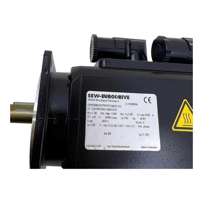 SEW DFS56M/B/TF/RH1M/SB11 Servomotor IP65 Usys 400V Up 120V Ubr 21,6-26,4 DC V