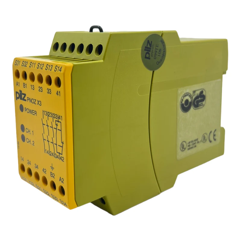 Pilz PNOZ X3 3S/1Ö Sicherheitsrelais 774310 24V AC/DC 2-Kanal 1 Hilfsschalter