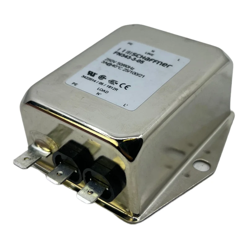 Schaffner FN343-3-05 Entstörfilter 3A 250 V AC 1-phasig 0,34 mA 400Hz