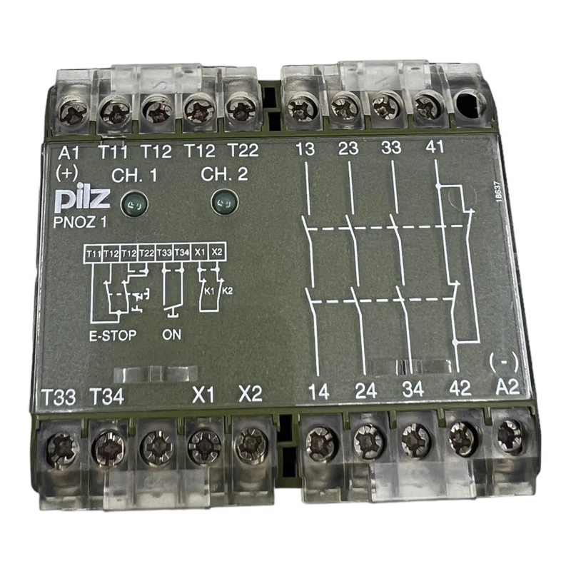Pilz PNOZ124VDC3S1Ö Sicherheitsrelais 475695 24V DC 3,5W 230V 5A DC13 24V 7A