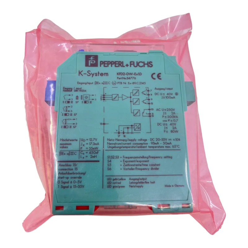 Pepperl+Fuchs KFD2-DW-Ex1.D Drehzahlwächter 34776 1-kanalig 24V DC 20...30V DC