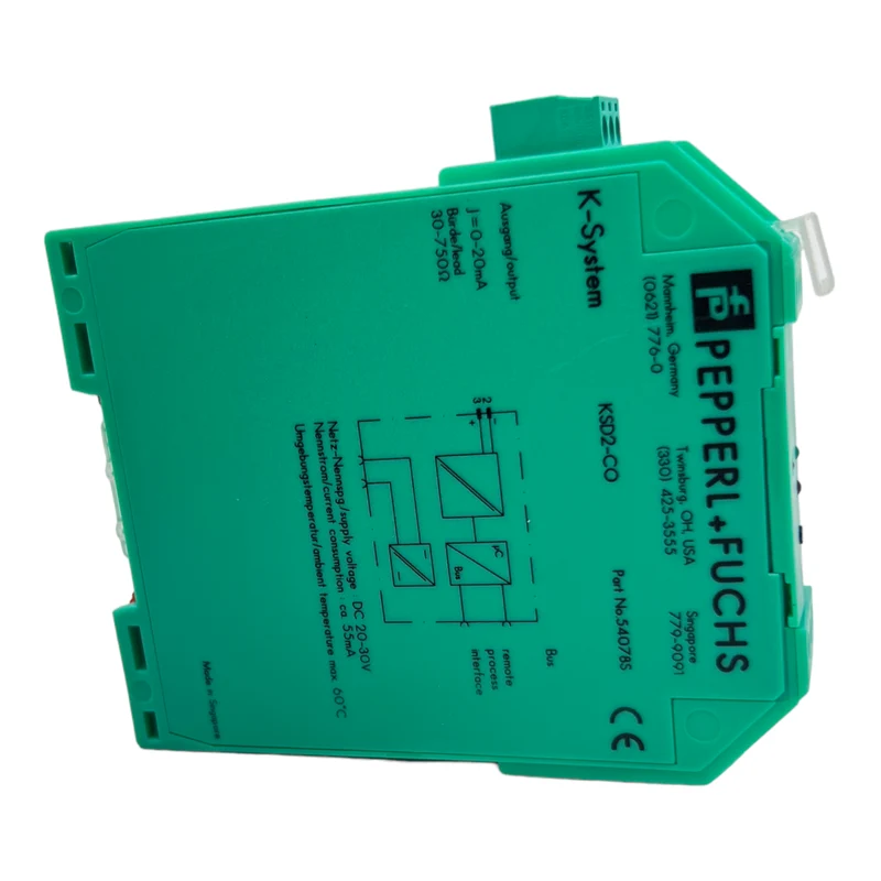 Pepperl+Fuchs KSD2-CO Analog-Ausgangstrennwandler 54078S 20-30V DC 0/4-20mA IP20