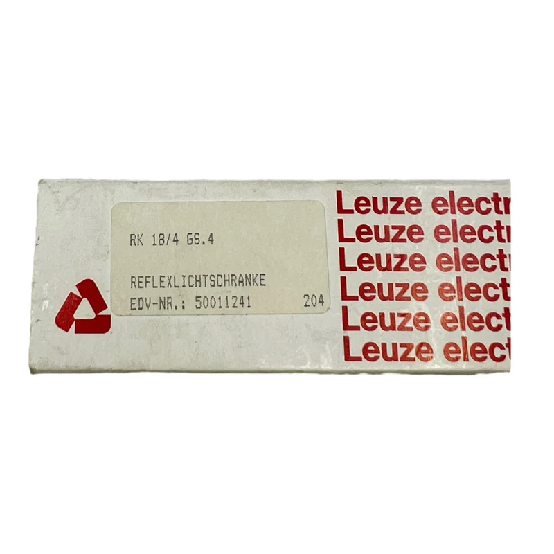 Leuze RK18/4GS.4 Reflexionslichtschranke für transparente Objekte 24V DC