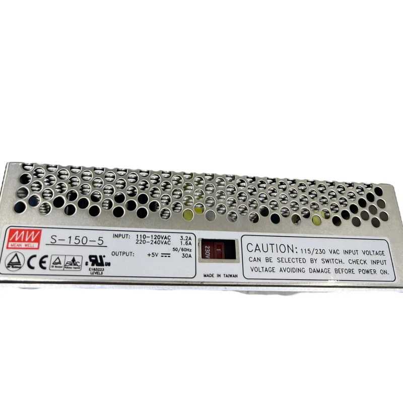 Meanwell S-150-5 Netzteil 5V DC 150W 30A 88V AC to 132V AC