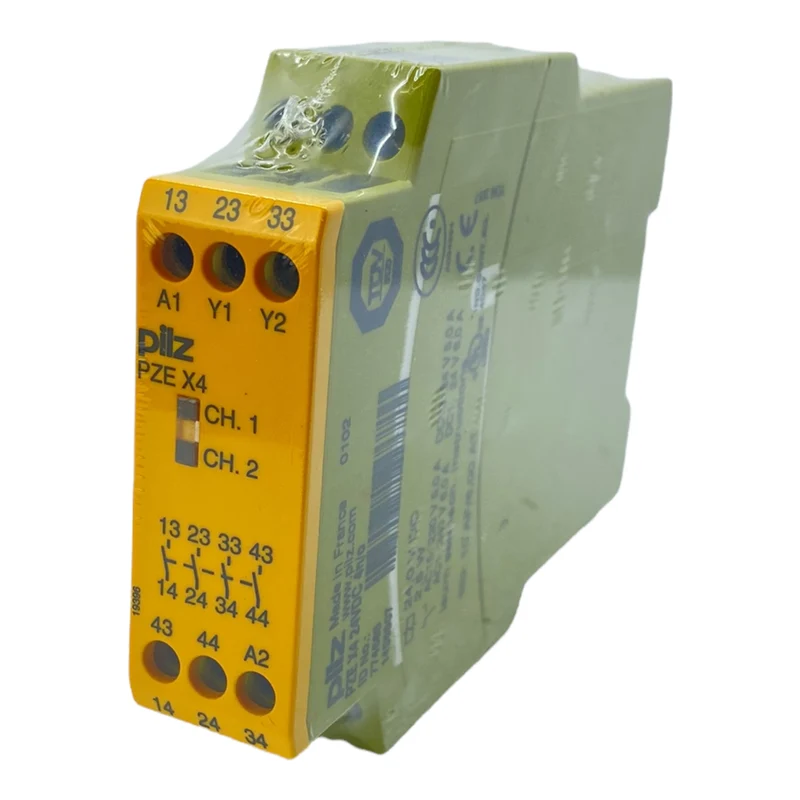 Pilz PZE X4 24VDC 4/n 774585 Sicherheitsrelais 4 Sicherheitskontakte 1-Kanal 24V