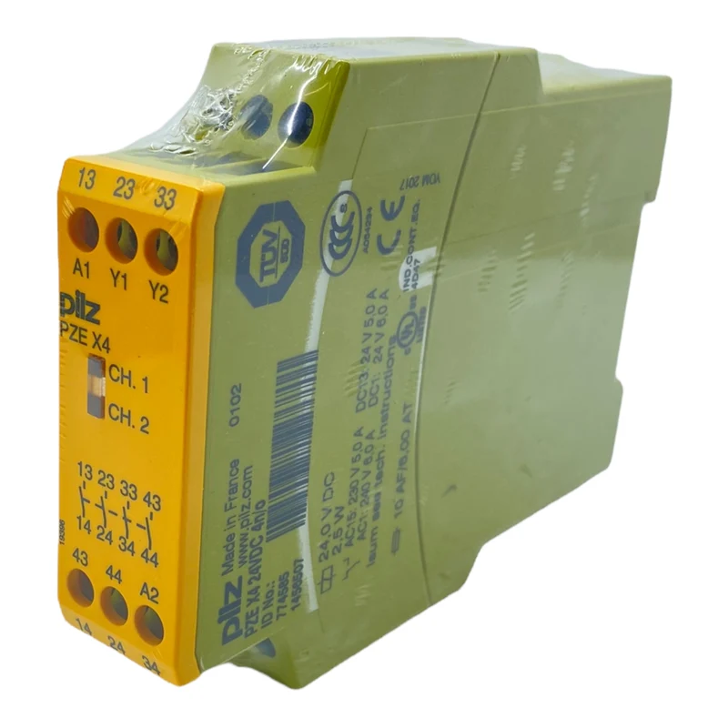 Pilz PZE X4 24VDC 4/n 774585 Sicherheitsrelais 4 Sicherheitskontakte 1-Kanal 24V