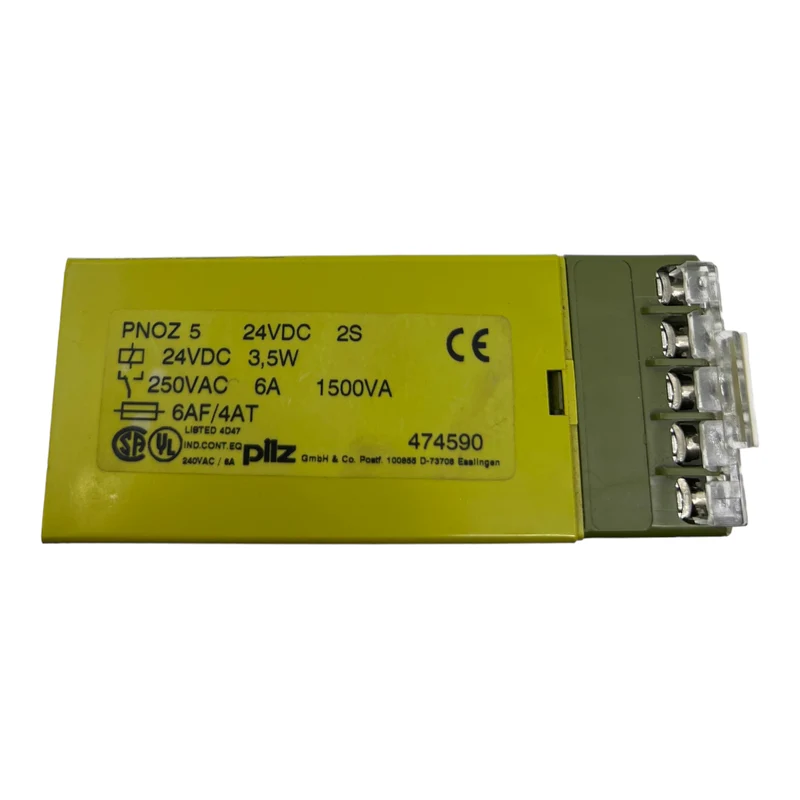 Pilz PNOZ56AF74AT Sicherheitsrelais 474590 24V DC 2 Sicherheitsschalter