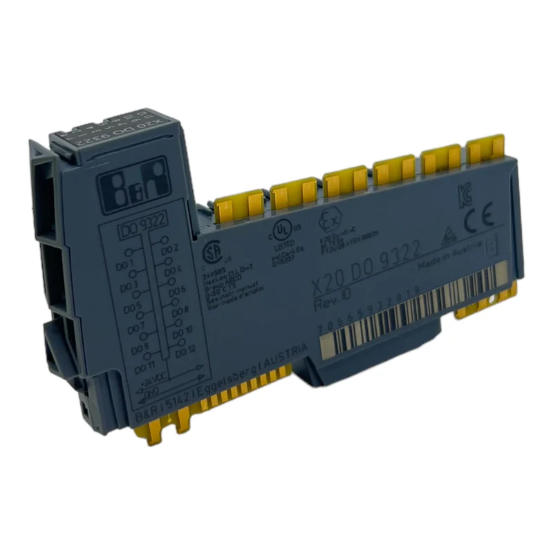 B&R X20DO9322 Digitales Ausgangsmodul IP20 24V DC 6A 1,15W 1-Leitertechnik