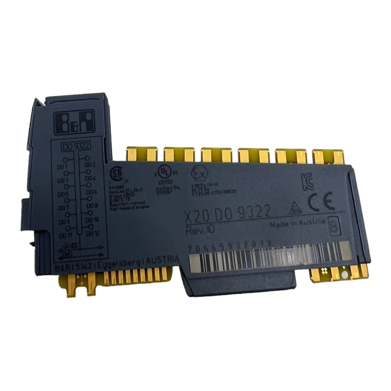 B&R X20DO9322 Digitales Ausgangsmodul IP20 24V DC 6A 1,15W 1-Leitertechnik