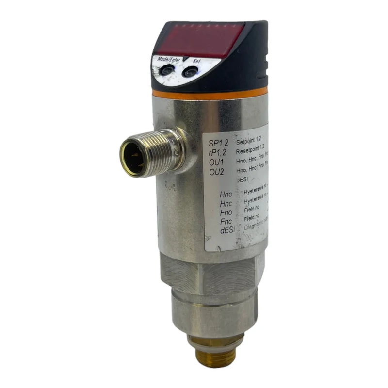 IFM PN7009 Elektronischer Drucksensor 18-36V DC 250mA IP65 Drucksensor