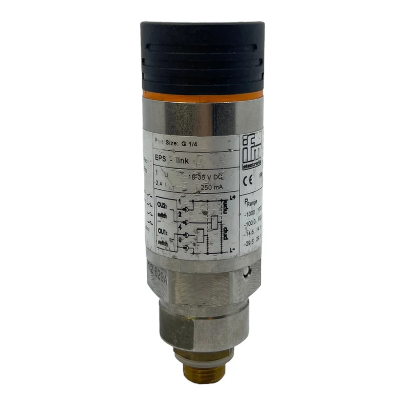 IFM PN7009 Elektronischer Drucksensor 18-36V DC 250mA IP65 Drucksensor