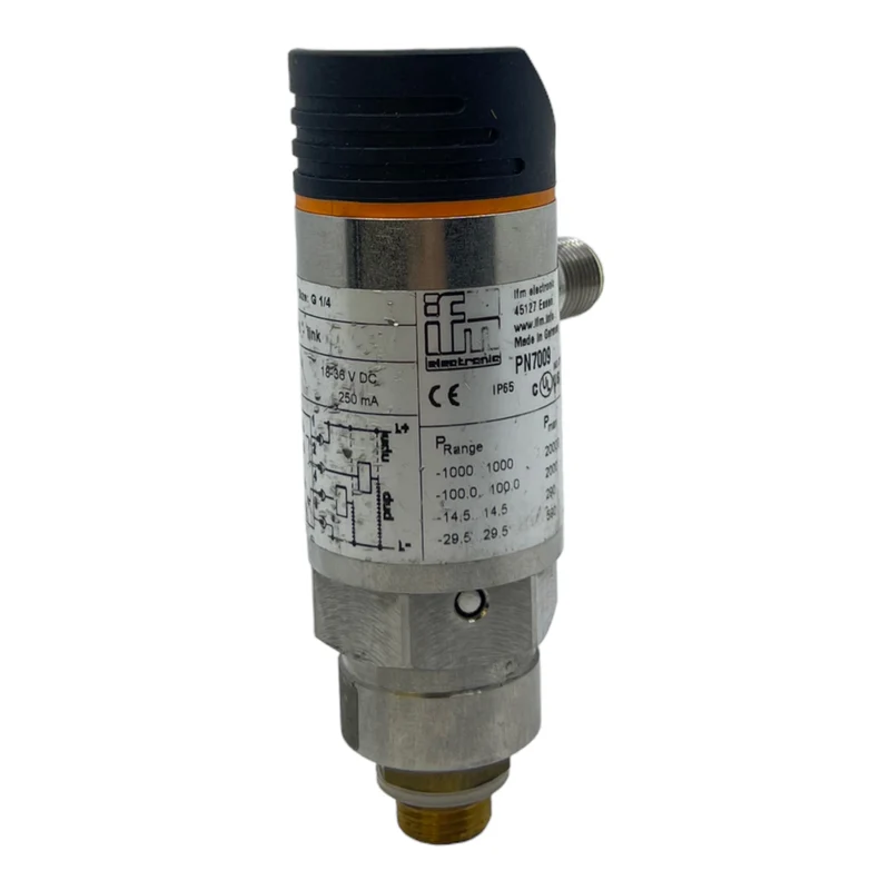 IFM PN7009 Elektronischer Drucksensor 18-36V DC 250mA IP65 Drucksensor
