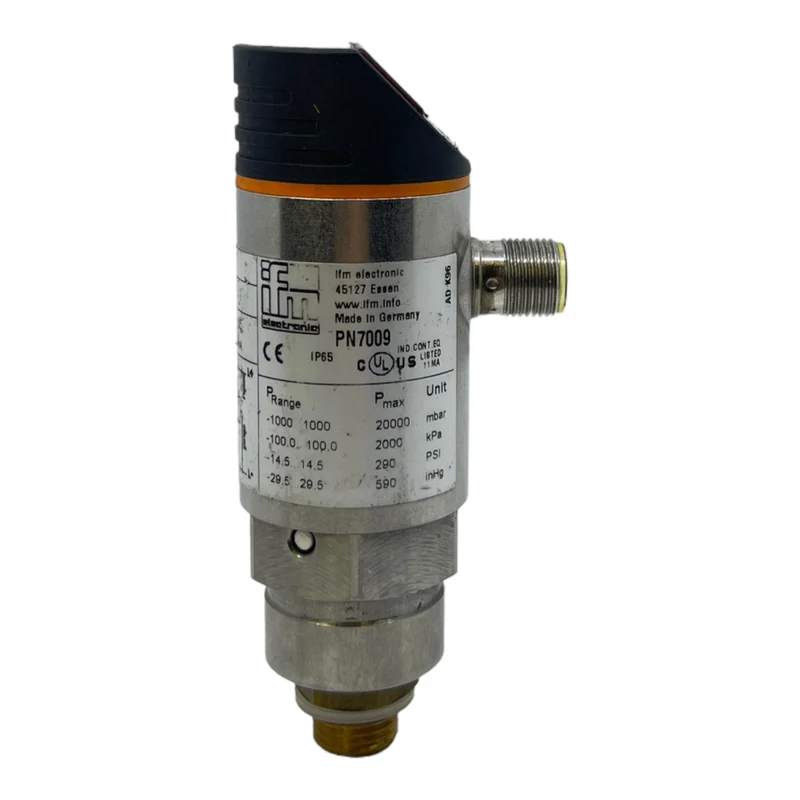 IFM PN7009 Elektronischer Drucksensor 18-36V DC 250mA IP65 Drucksensor