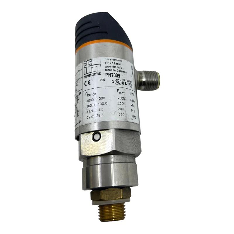 IFM PN7009 Elektronischer Drucksensor 18-36V DC 250mA IP65 Drucksensor