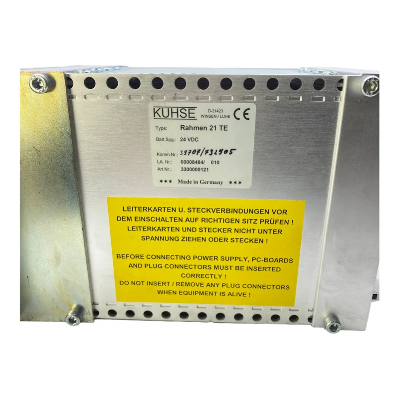 Kuhse Rahmen 21TE 24V DC Rack und Module NT 05/04+CPU/2+LWL+COM