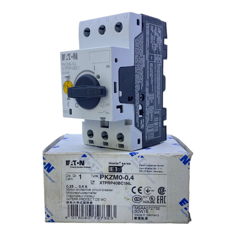 Eaton PKZM0-0,4 Motorschutzschalter 3 polig 40 - 60 Hz 690V AC IP20/IP00 5.22 W