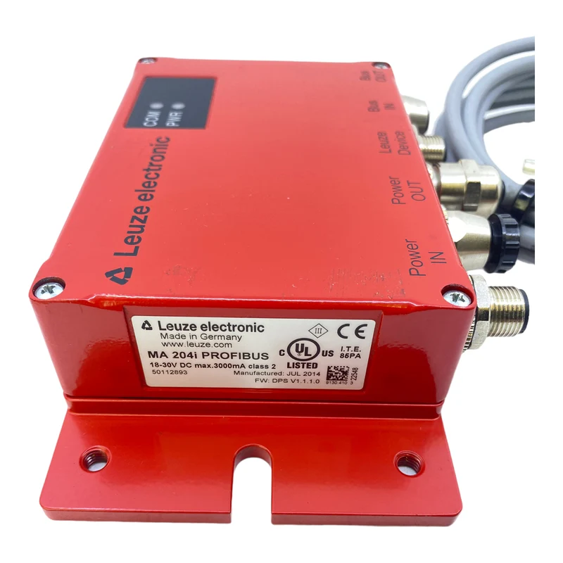 Leuze MA204i +LSIS122M6M-R1 Modulare Anschlusseinheit +Stationärer 2D-Codeleser