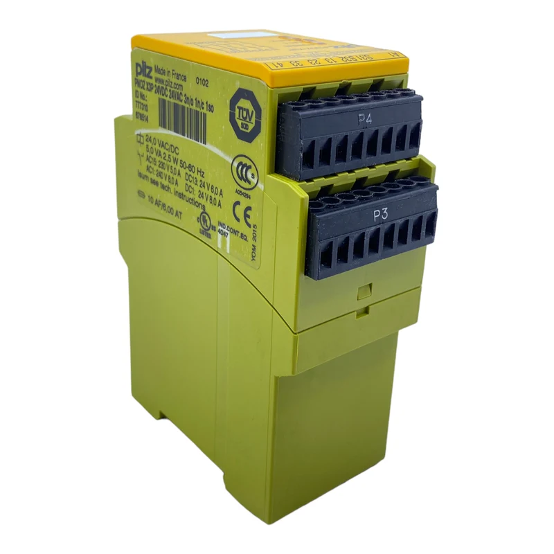 Pilz PNOZX3P Sicherheitsrelais 777310 24-240V AC/DC 5,0VA 2,5W 50-60Hz 3n/o 1n/c