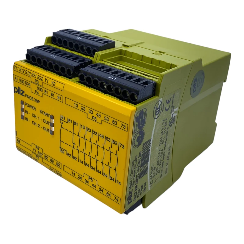 Pilz PNOZX9P Sicherheitsrelais 777609 24V DC 5,5 W 7n/o 2n/c 2so