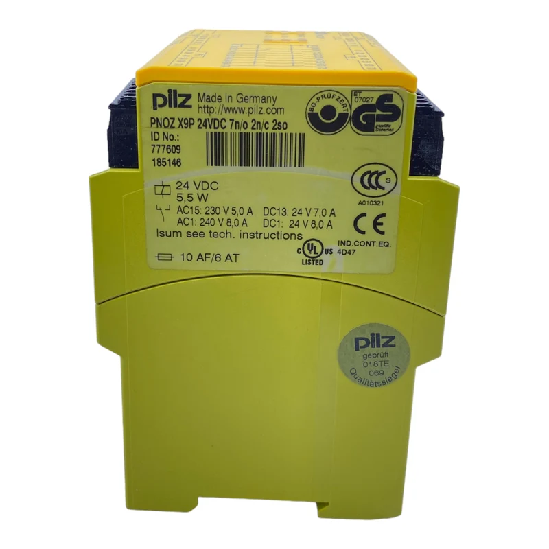 Pilz PNOZX9P Sicherheitsrelais 777609 24V DC 5,5 W 7n/o 2n/c 2so