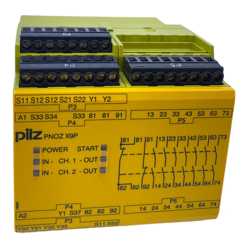 Pilz PNOZX9P Sicherheitsrelais 777609 24V DC 5,5 W 7n/o 2n/c 2so