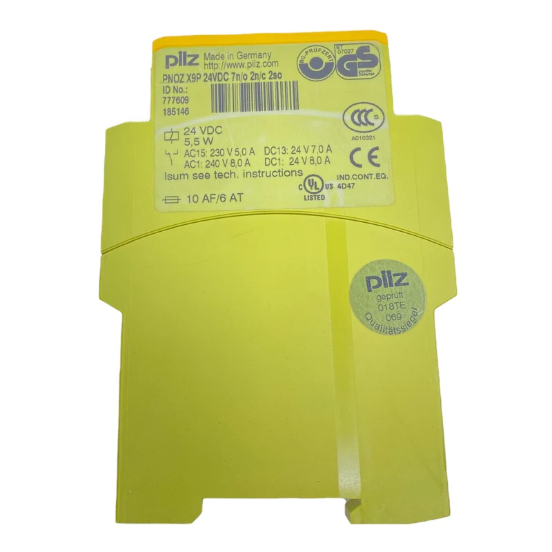 Pilz PNOZX9P Sicherheitsrelais 777609 24V DC 5,5 W 7n/o 2n/c 2so