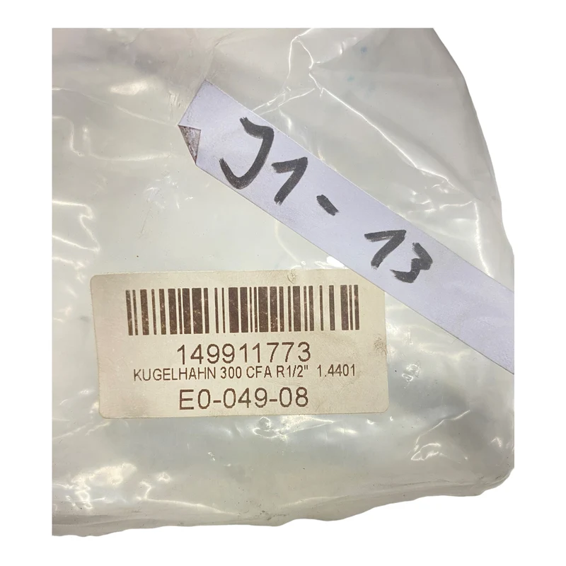 Kugelhahn 300 CFA R1/2" 1.4401