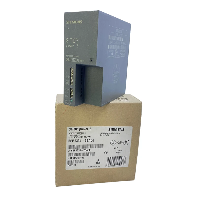 Siemens 6EP1331-2BA00 Netzteil/Stromversorgung 24V DC 2A/230V AC 6A 120V AC 0.9A
