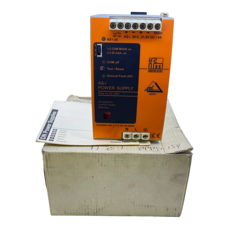 Ifm AC1224 Netzteil 47…63Hz 110/230V AC 85…132V AC / 184…264V AC 122W