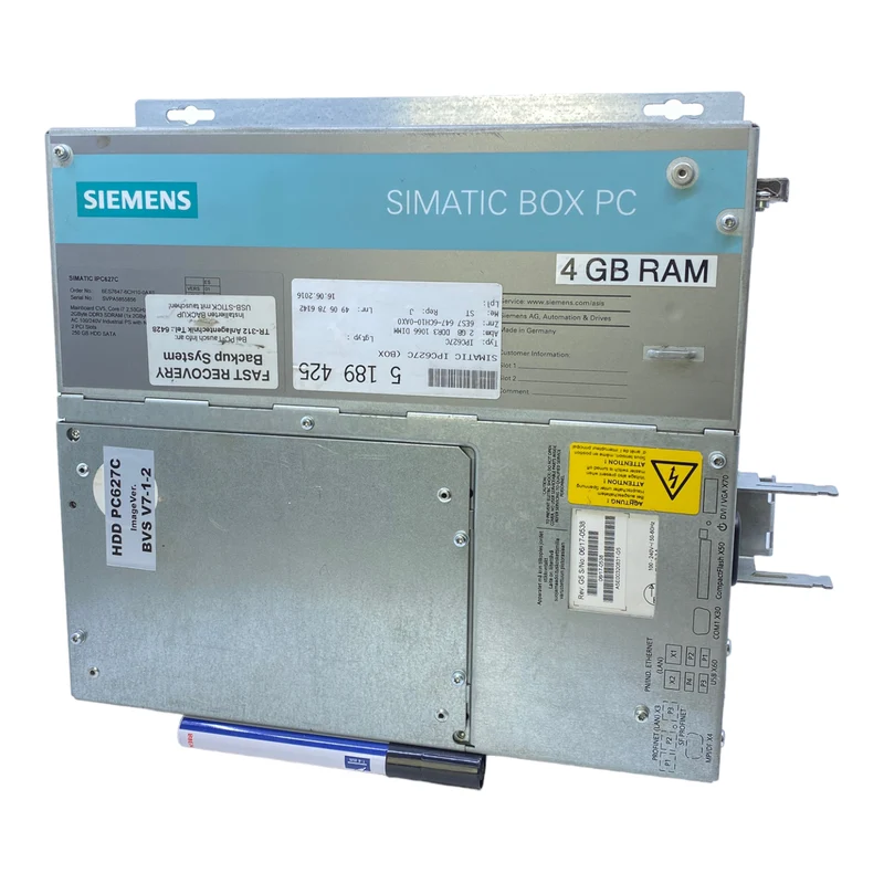 Siemens 6ES7647-6CH10-0AX0 Simatic Box PC 100/240V AC