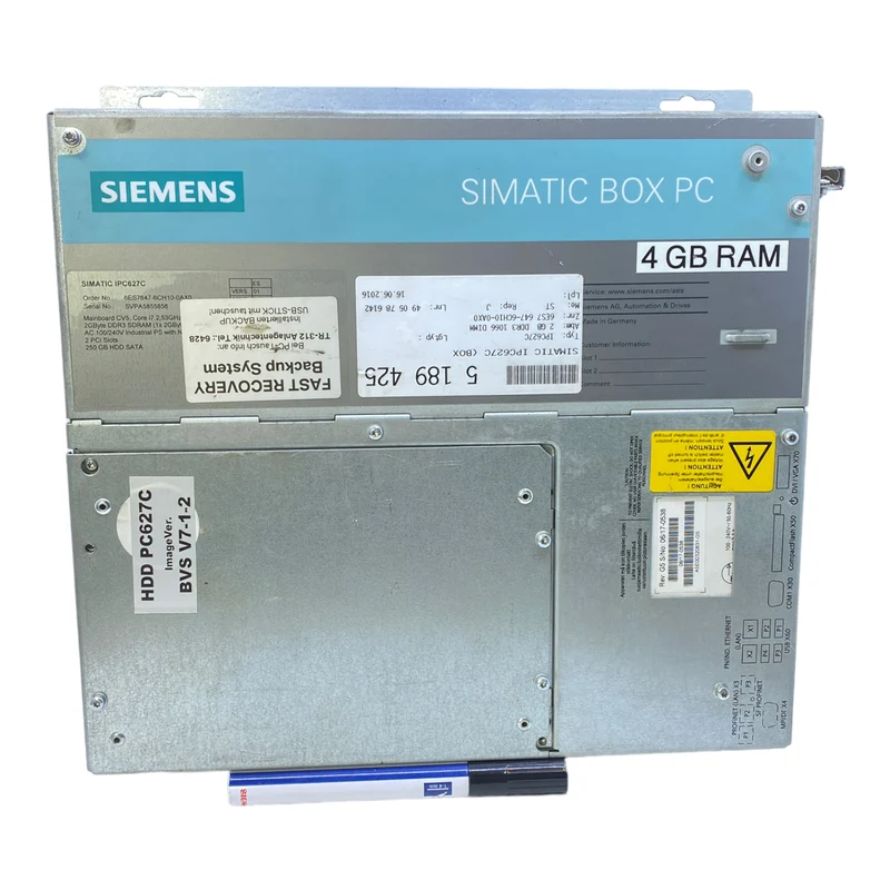 Siemens 6ES7647-6CH10-0AX0 Simatic Box PC 100/240V AC