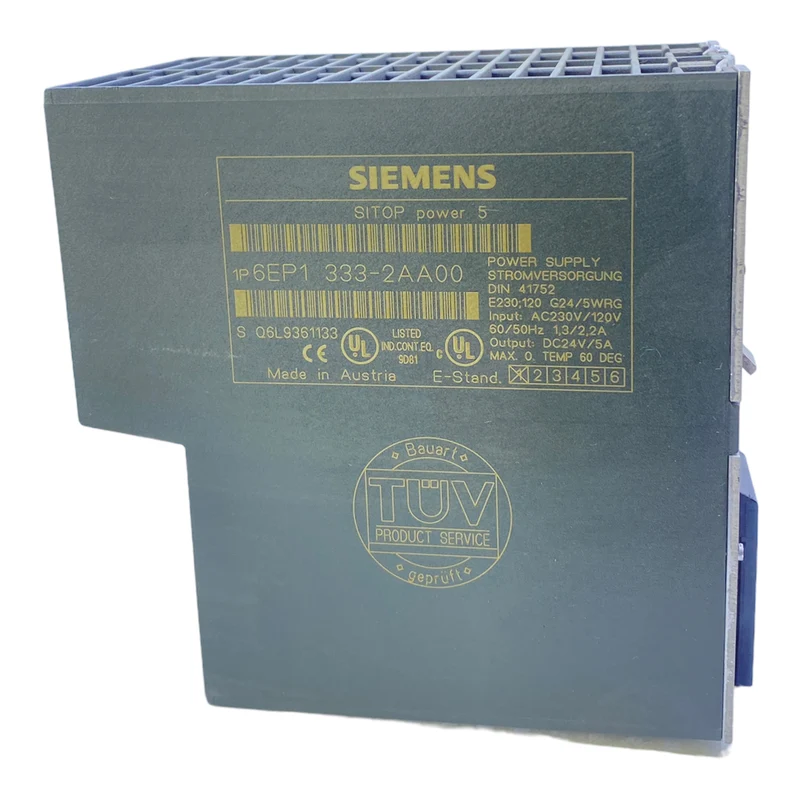 Siemens 6EP1333-2AA00 Netzteil / Stromversorgung 50/60 Hz 230/120V 1,3/2,2A