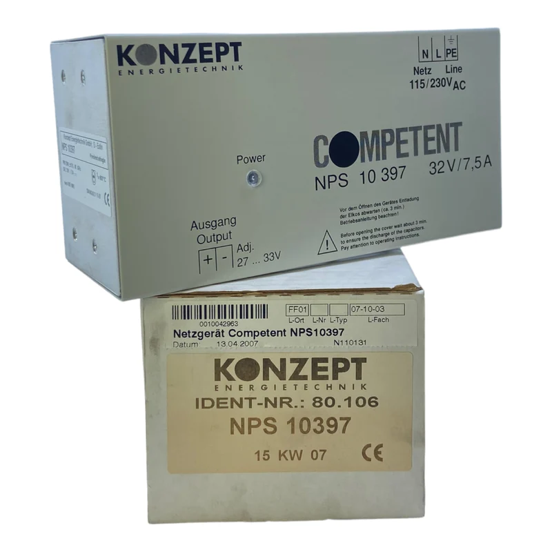 Konzept NPS10397 Netzteil 48...62Hz 230V 32V 7,5A