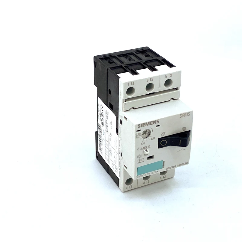 Siemens 3RV1011-0HA10 Motorschutzschalter 0,55-0,8A 50Hz 3-polig