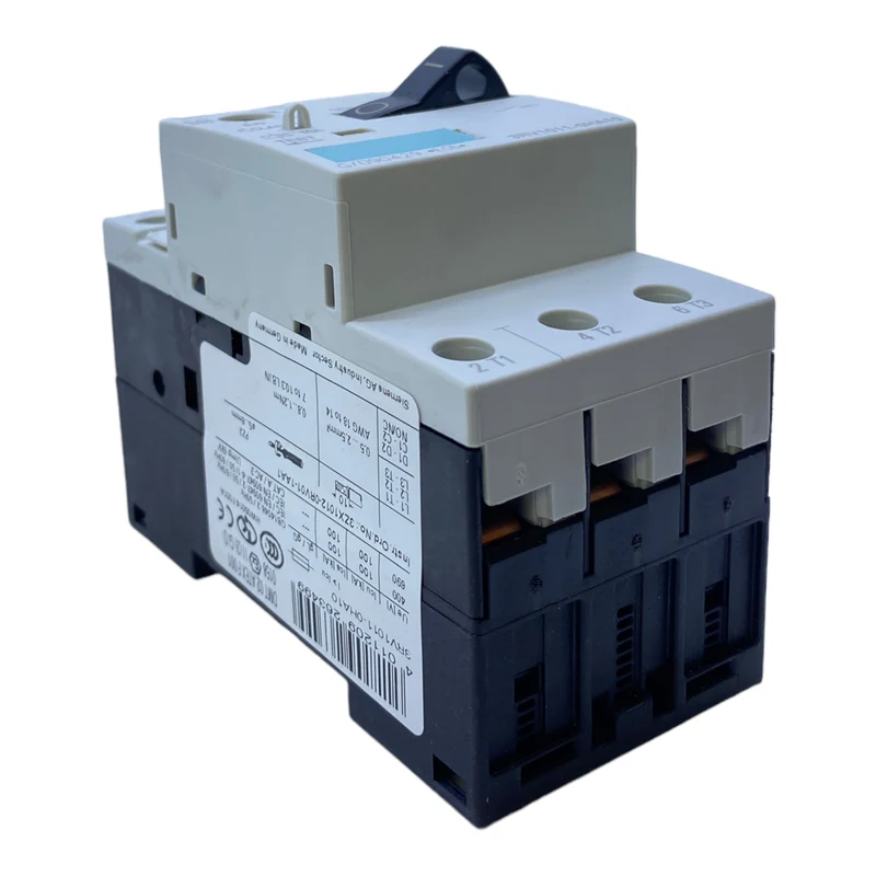 Siemens 3RV1011-0HA10 Motorschutzschalter 0,55-0,8A 50Hz 3-polig