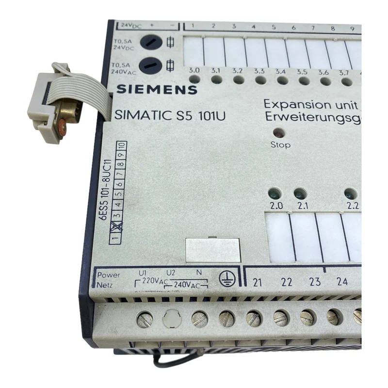 Siemens 6ES5101-8UC11 Erweiterungsgerät 220/240V AC 24V DC